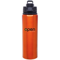 28 Oz. Tangerine H2go Surge Aluminum Water Bottle